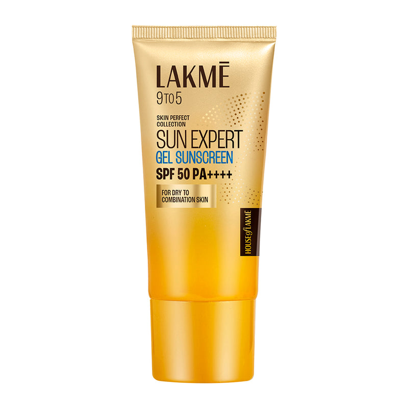 Lakmē Sunscreen Gel SPF 50 PA+++Niacinamide, Water-Light, For Normal to Oily Skin,No White Cast 50g