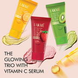 Lakmē Blush & Glow Brightening Lemon Facewash, with Vitamin C Serum, 50gm