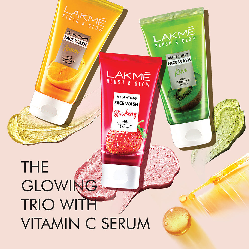 Buy Lakmé Blush And Glow Strawberry Face Wash Online - LakméIndia