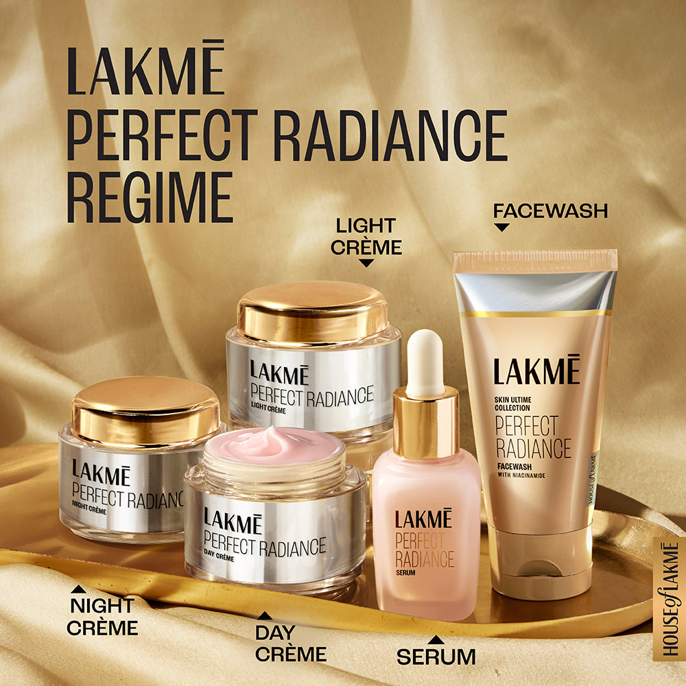 Lakmē Perfect Radiance Brightening Facewash with Niacinamide for Glowing Skin, 50gm