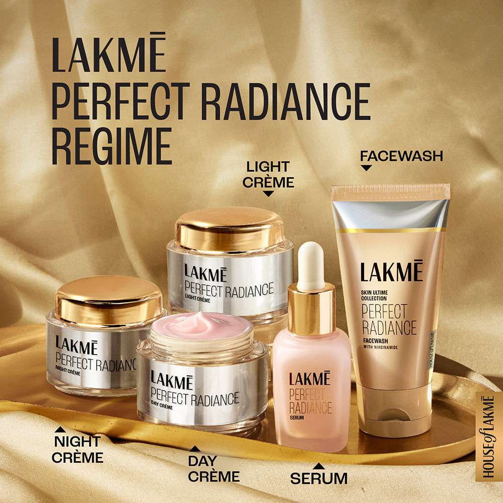 Lakmē Perfect Radiance Brightening Facewash with Niacinamide for Glowing Skin, 50gm