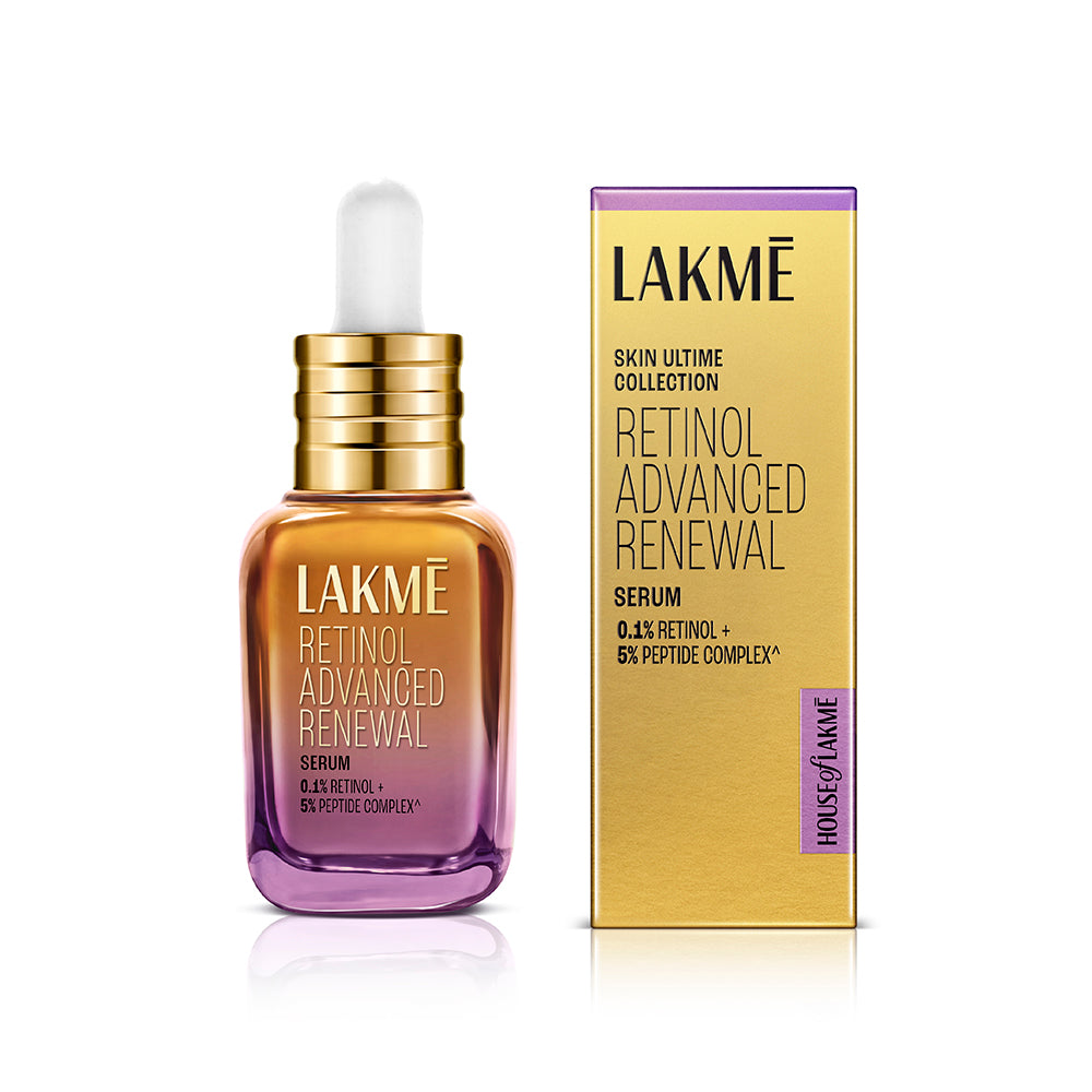 Lakme Retinol Advanced Renewal Serum 0.1% Retinol + 5% Peptide Complex 30 ML