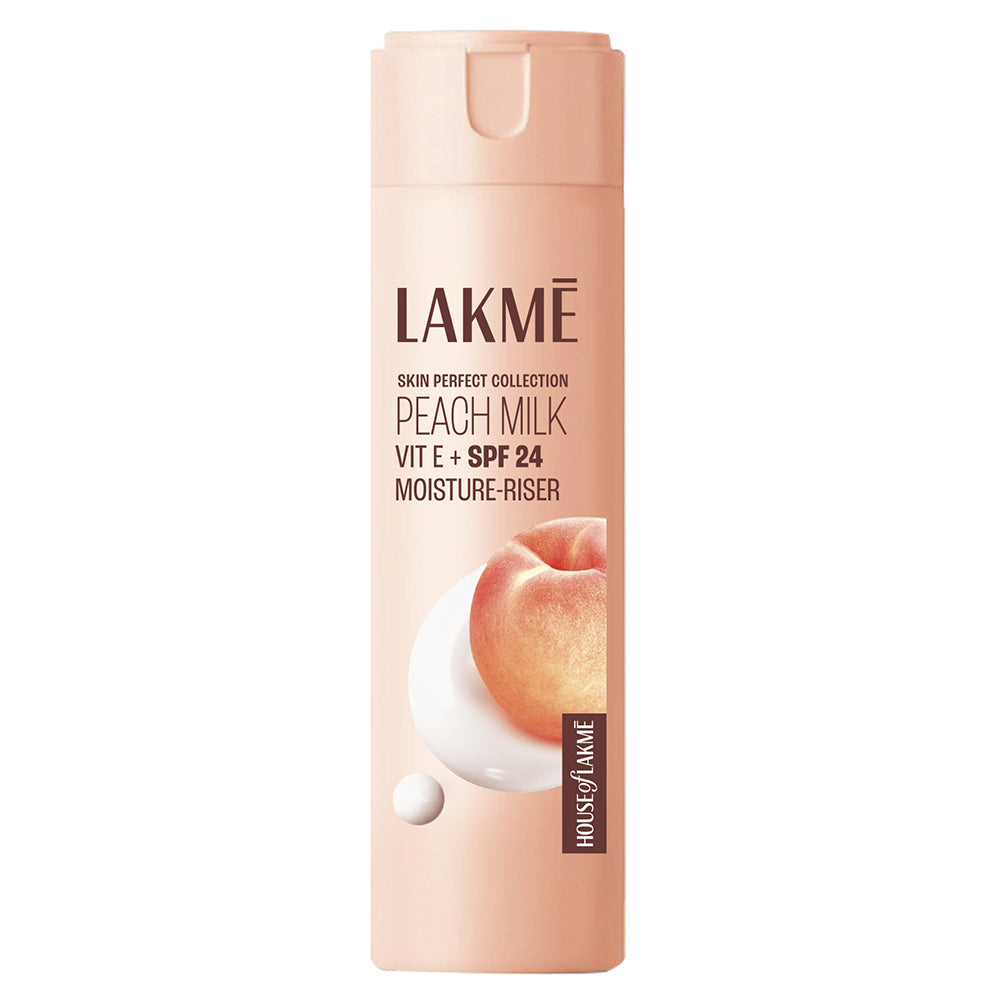 Lakmē Peach Ceramide Moisturizer with SPF 24| For Dry Skin, Normal Skin & Sensitive Skin 60ml