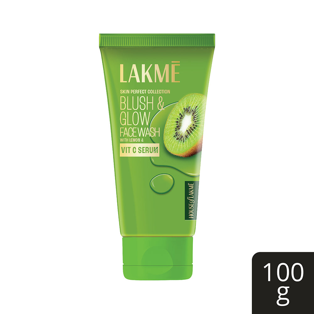 Lakmē Blush & Glow Kiwi Freshness Gel Face Wash with Kiwi Extracts, 100 g