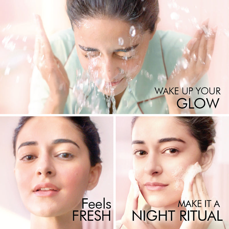 Lakmē Blush & Glow Brightening Face Wash with Vitamin C Serum and Lemon Fruit Extracts, 150gm