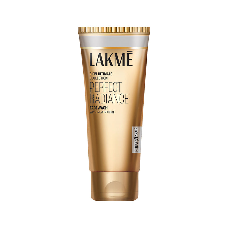 Lakmē Perfect Radiance Facewash with 98% Pure Niacinamide for Glowing Skin, 100gm