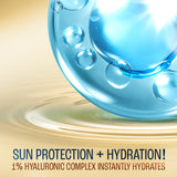 Lakme Sun Expert 1% Hyaluronic Gel Sunscreen SPF 50 PA++++ for UVA/B,No white cast,for hydration 18G