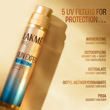 Lakme Sun Expert 1% Hyaluronic Gel Sunscreen SPF 50 PA++++ for UVA/B,No white cast,for hydration 18G