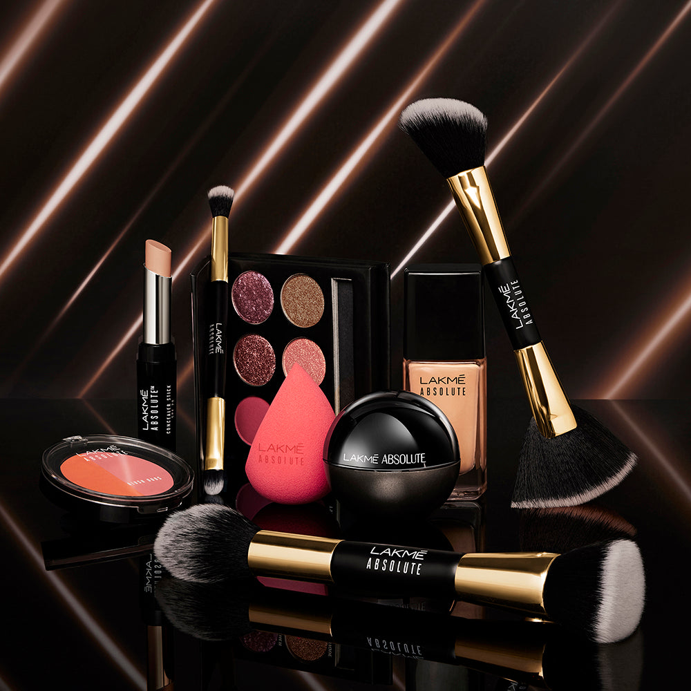 Lakmē Absolute Makeup Master Tools -  Dual Ended Foundation & Powder Brush