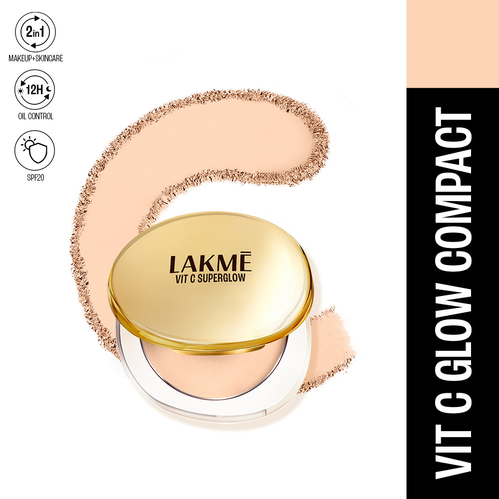 Lakmē VitC Superglow Skin Perfecting Compact