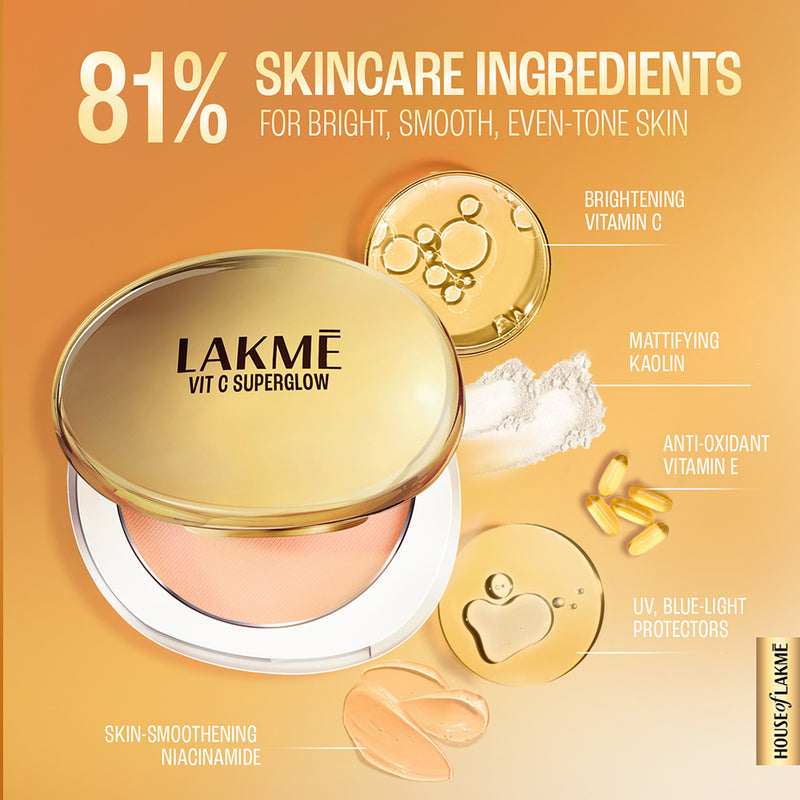 Lakmē Vit C Superglow Pre-Bridal Glow Kit