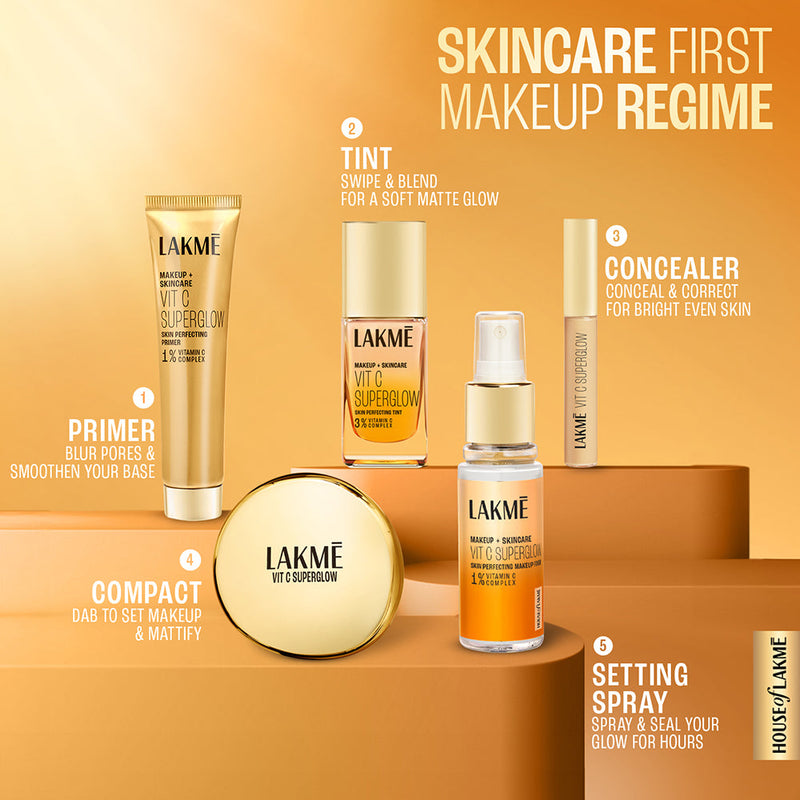 Lakmē VitC Superglow Skin Perfecting Makeup Fixer