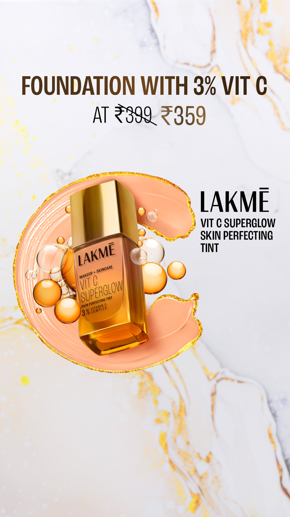 Lakmē VitC Superglow Skin Perfecting Tint