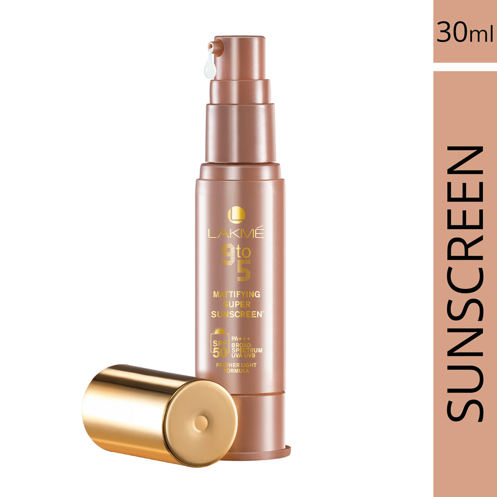 Lakmē 9 to 5 Mattifying SPF 50 Super Sunscreen Lotion