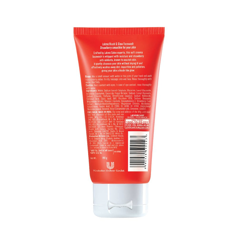 Lakmē Strawberry Creme Face Wash 100 g