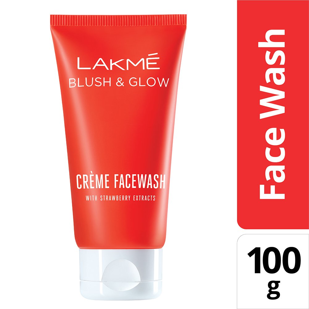 Lakmē Strawberry Creme Face Wash 100 g